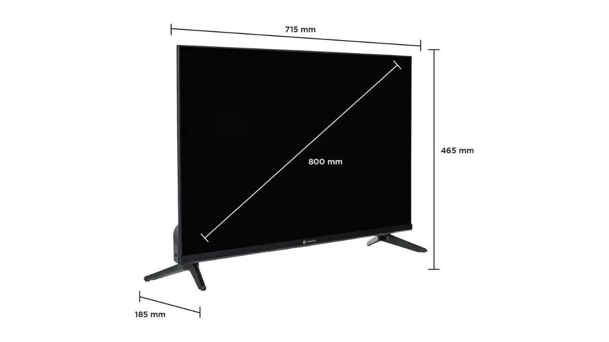MOTOROLA 32 Inch QLED HD Ready Smart Google TV