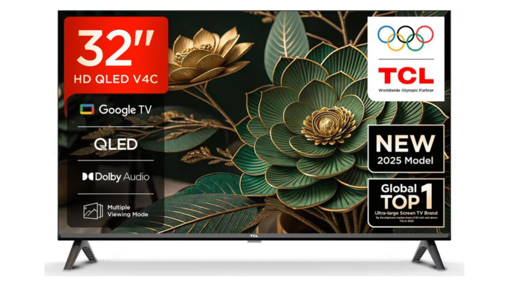 TCL V4C 32 Inch QLED HD Ready Smart Google TV 2025