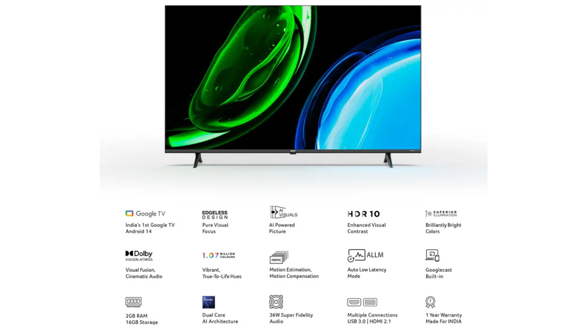 Acer Ultra I Series 55 Inch 4K Google TV