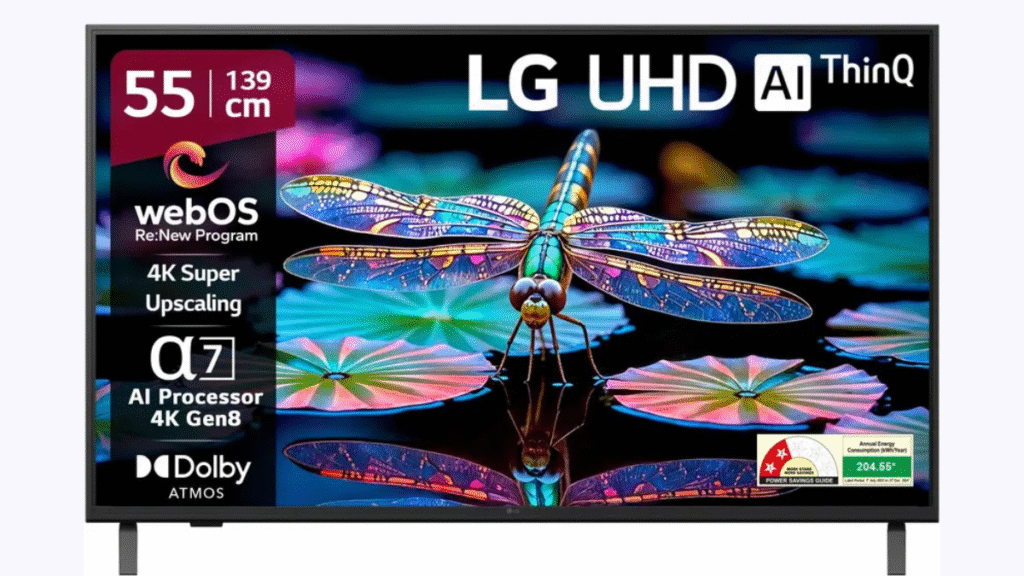 LG AI TV UA8200 55-inch 4K Smart WebOS TV