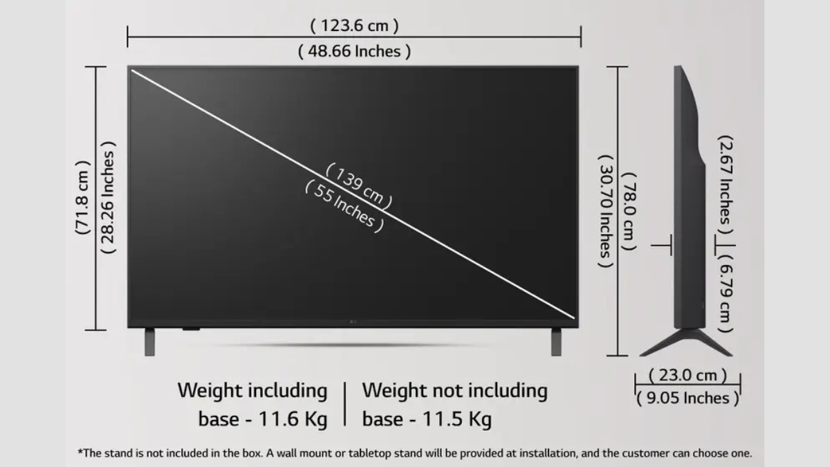 LG AI TV UA8200 55-inch 4K Smart WebOS TV