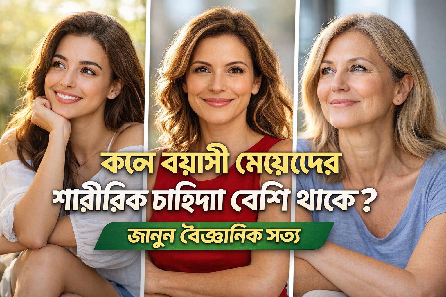 কোন বয়সী মেয়েদের শারীরিক চাহিদা বেশি থাকে? জানুন বাস্তব ও বৈজ্ঞানিক সত্য