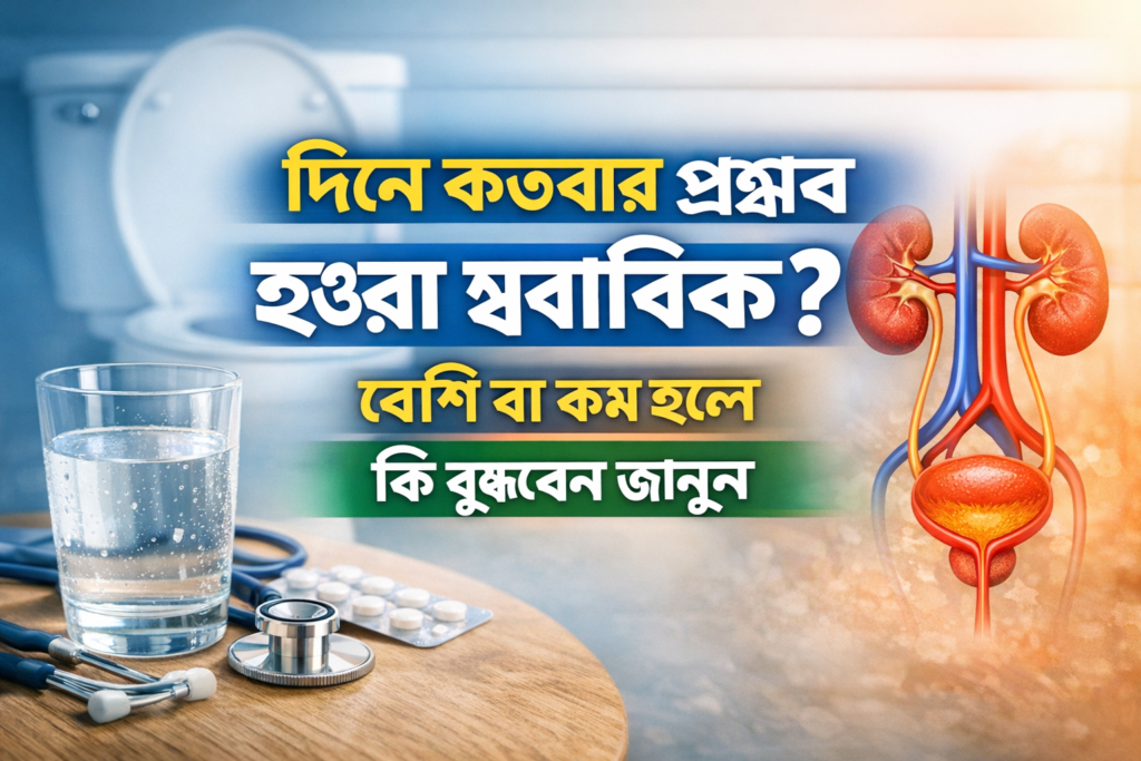 দিনে কতবার প্রস্রাব হওয়া স্বাভাবিক